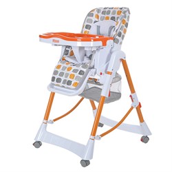 Cтульчик для кормления Pituso Nino Оранжево-Серый Орнамент