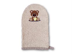 Рукавичка для купания «Baby» Uviton Бежевая