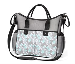 Сумка для мамы Baby Ono SO CITY Серо-голубая