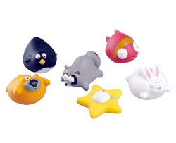 Набор игрушек для ванны «Веселые друзья» Babymoov 